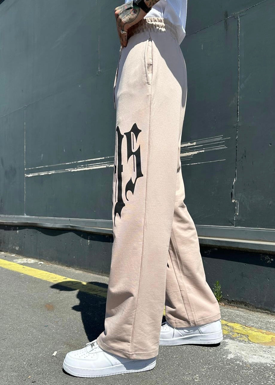 Amorphis Beige Sweatpants - Clothing Lab