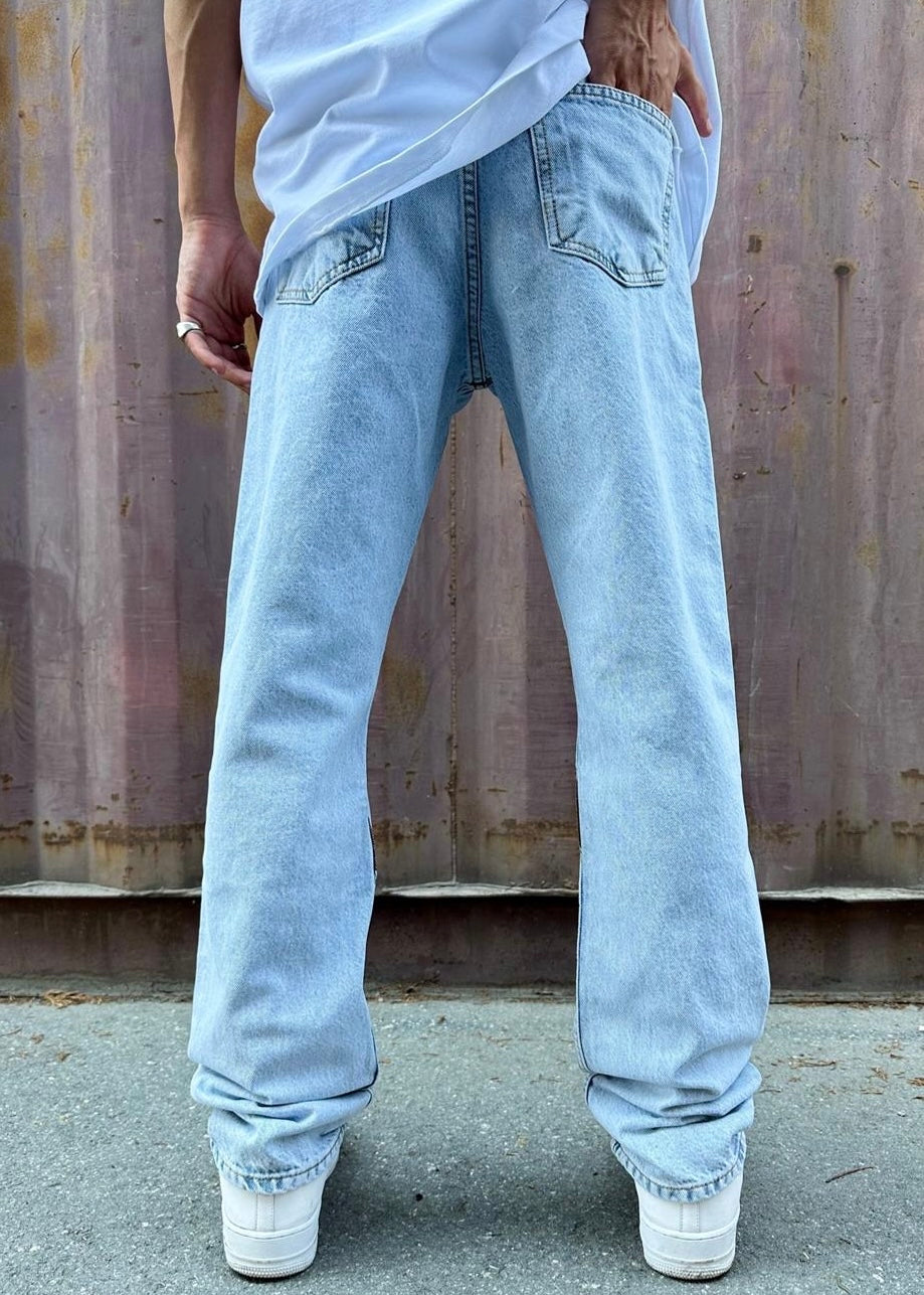 Skeleton Baggy Jeans - Clothing Lab